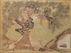 Exposition  de mosaique au carrousel du Louvre
